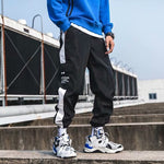 2020 Men's Leisure pants Hip Hop Loose Wide Leg Pants Fashion Decal letter Men Long pants Jogging sports Tide pants Size S-3XL