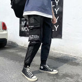 2020 Men's Leisure pants Hip Hop Loose Wide Leg Pants Fashion Decal letter Men Long pants Jogging sports Tide pants Size S-3XL