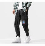 2020 Men's Leisure pants Hip Hop Loose Wide Leg Pants Fashion Decal letter Men Long pants Jogging sports Tide pants Size S-3XL