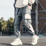 2020 Men's Leisure pants Hip Hop Loose Wide Leg Pants Fashion Decal letter Men Long pants Jogging sports Tide pants Size S-3XL