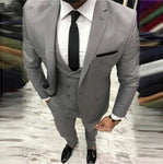 New Arrival One Button Groomsmen Peak Lapel Groom Tuxedos Men Suits Wedding/Prom Best Blazer ( Jacket+Pants+Vest+Tie)A94